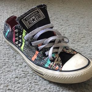 Multi Color Low-Top Converse
